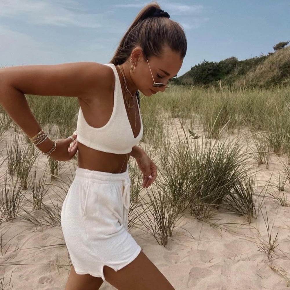 Donni terry bralette and shorts SET - Picture 13 of 16